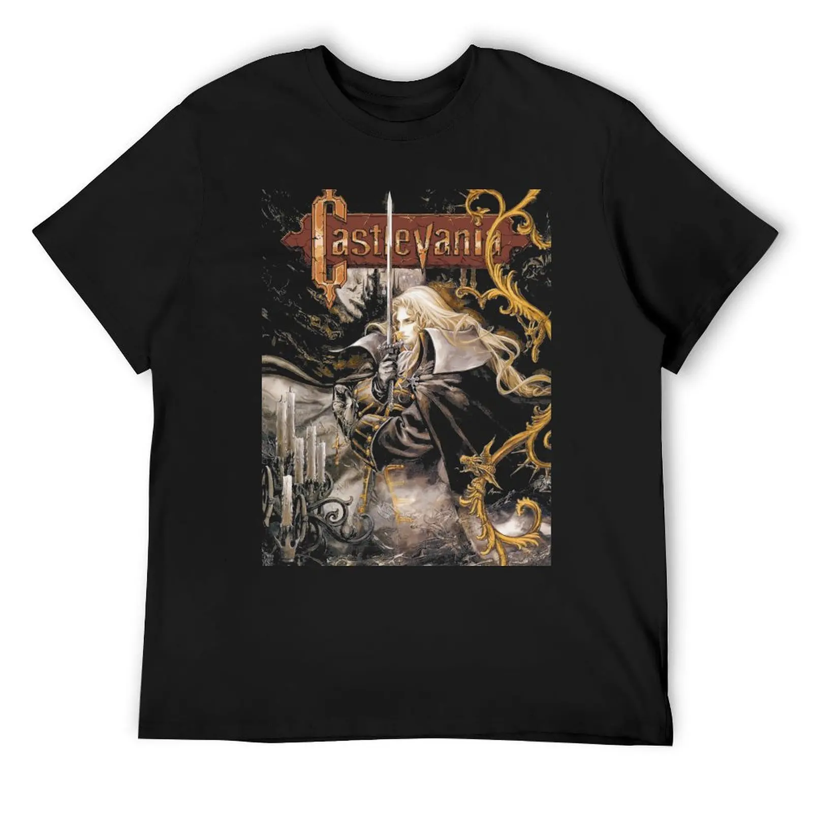 Castlevania - Symphony of the Night T-Shirt plus size clothes vintage graphic tee shirts men