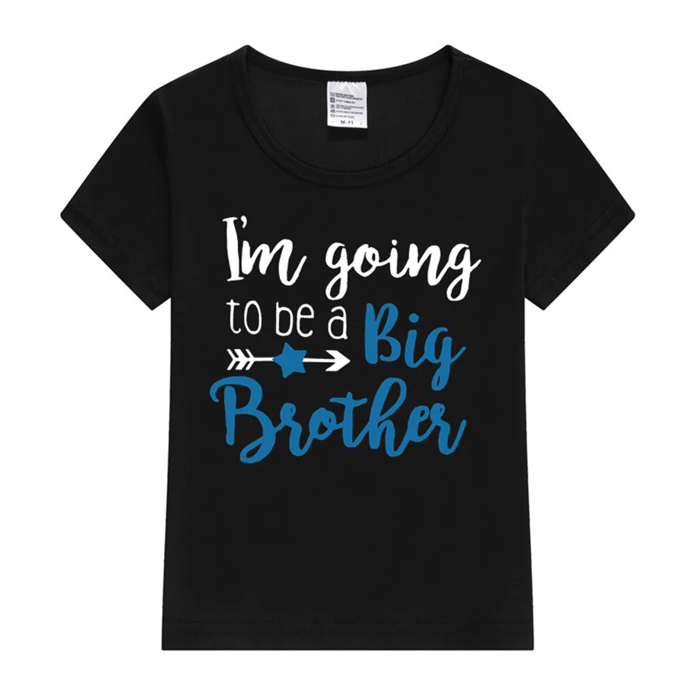 Boys Clothes I\'m Going To Be A Big Brother Birth & Pregnancy Announcement T-Shirt For Boys Baby Son Family Look T-Shirts