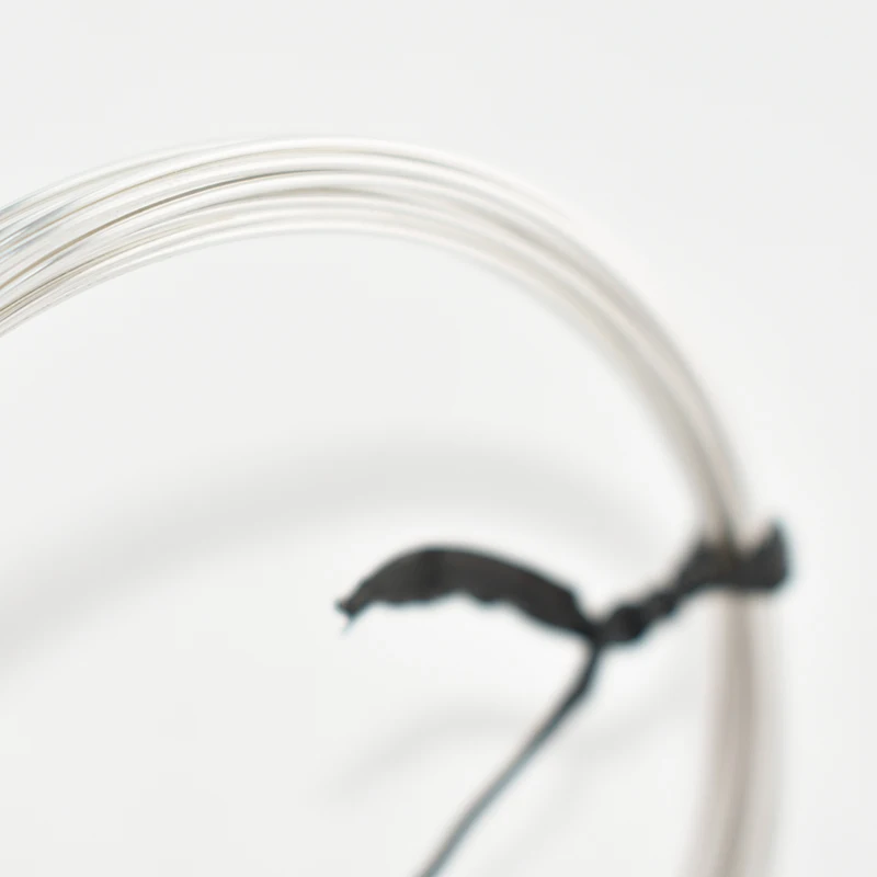 Echter 925 Sterling Silberdraht, ein Meter, 925 Silber Perldraht, Metallfaden, Silberdraht für die Schmuckherstellung, DIY Schmuckzubehör – Detail 15