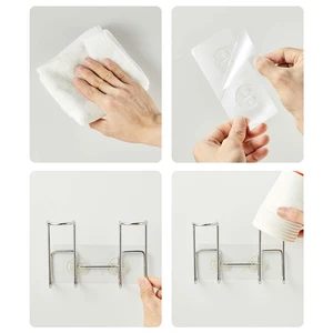 Worthbuy Wall Mouentiertes Pappbecher -Lagerregal für Wasserspender Einwegwasserbecher Punch Free Kitchen Organizer 6 Hauptverkaufsschiffe hängen Wand - №3