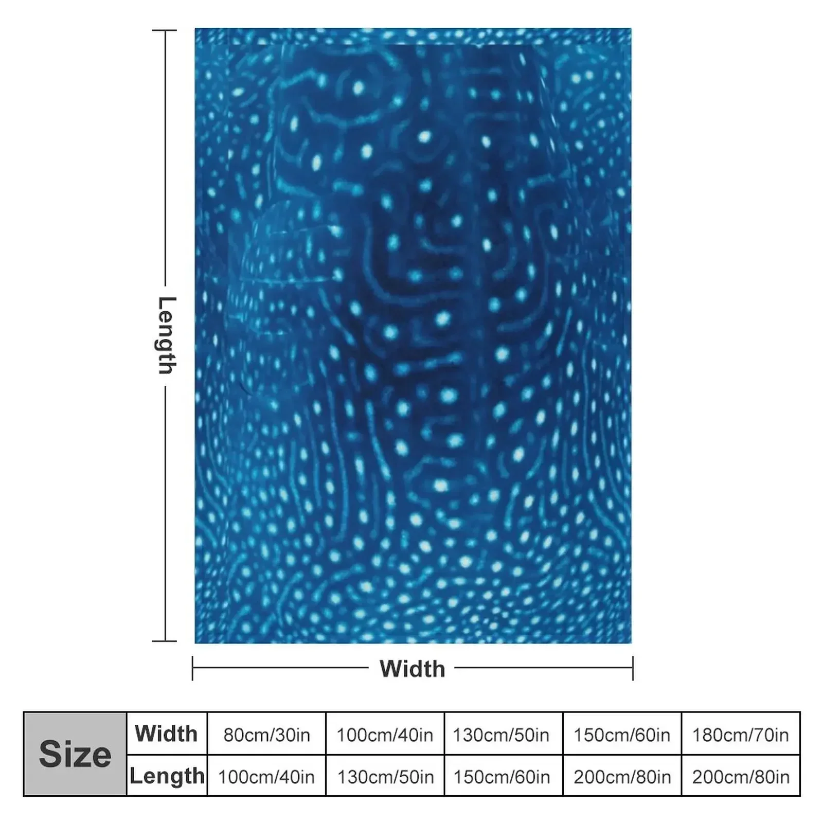 Whale Shark Pattern Throw Blanket couch cozy soft plush fuzzy picnic outdoor blanket