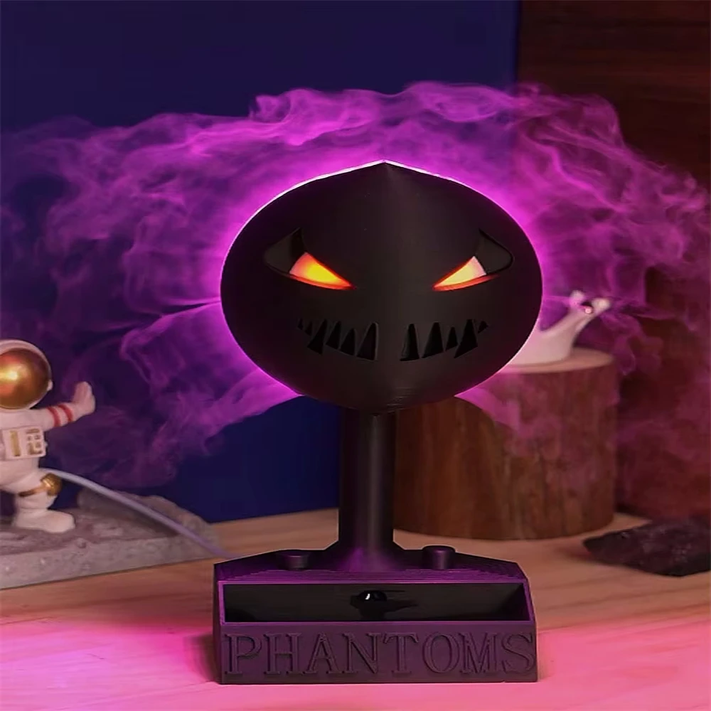 3D Printing Ghost Humidifier USB Charging Pocket Monster Ghost Humidifier Atomizer Elf Ball Humidifier Model Toys Dropshipping