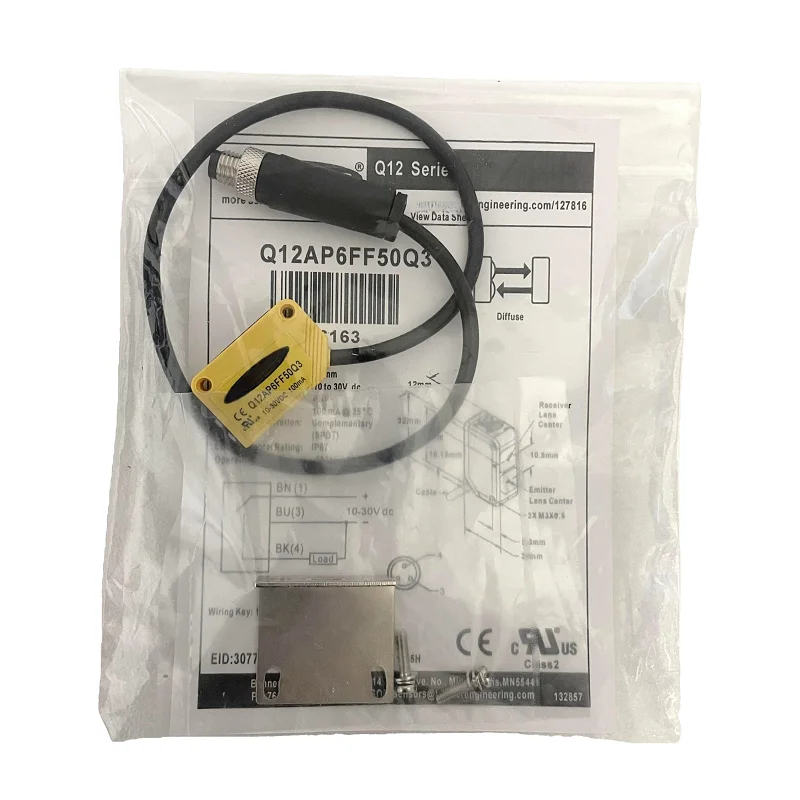capteur-photoelectrique-carre-neuf-pour-remplacement-banner-q12ap6ff50q3-1pc