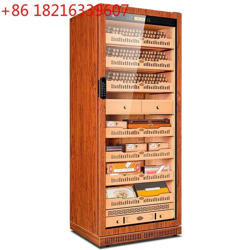 TAO Cigar cabinet Constant temperature and humidity stainless steel with WiFi smart fingerprint lock Ammonia cigar cabinet 275C