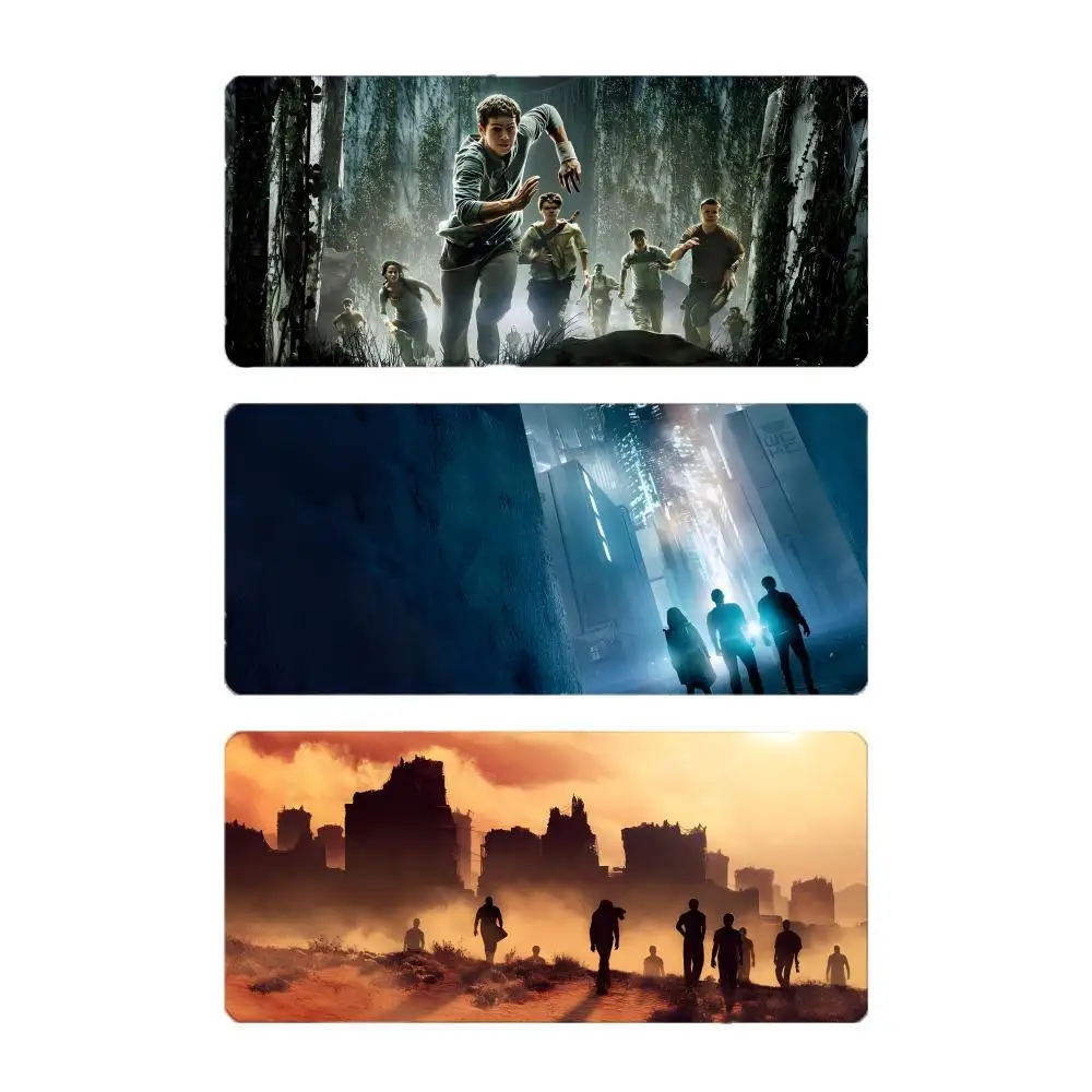 dystopian action T-The Maze Runner Mouse Pad Mousepad Large Gaming LockEdge Thickened PC Table Desk Mat