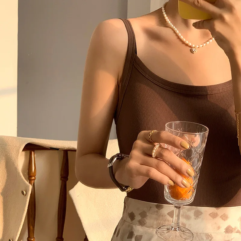 Облегающие подтяжки из хлопка с высокой эластичной нитью для женщин летом, короткий внутренний стиль, для похудения и универсальные.