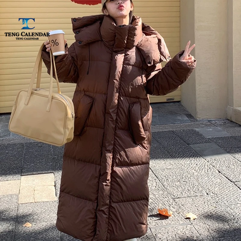 

Ultra Long Down Jacket, Ankle Length Blanket Style, Super Nice Thick Jacket, New Women's Winter 2025 Collection