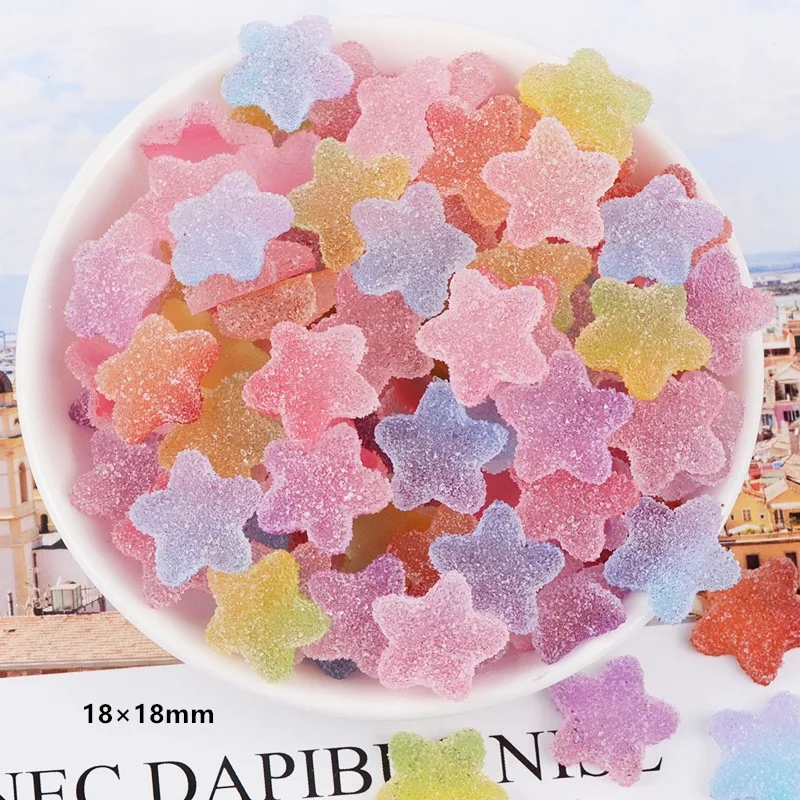 10 teile/beutel Kawaii Creme Candy Miniatur Dekor Harz Marin Zucker DIY Dekor Telefon Fall Dekoration – Detail 10