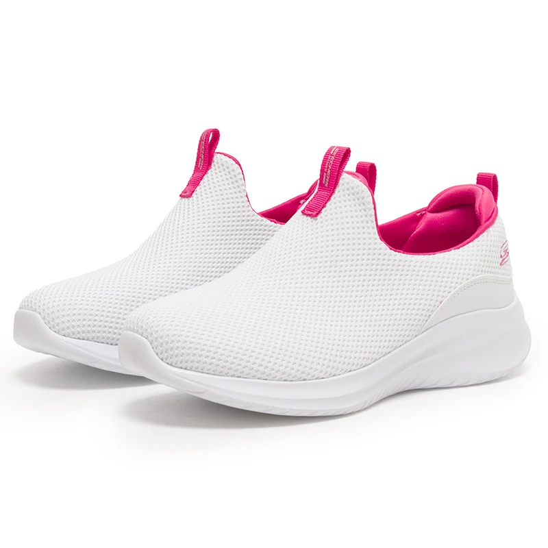 

Skechers Bob's Sport Casual Shoes Are Breathable, Comfortable and Lightweight Women's Shoes, Outdoor Walking Shoes, Sports Shoes 117572-Wht