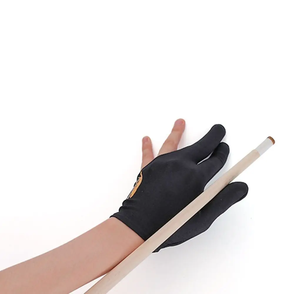 New Spandex Billiards Gloves Breathable Three Finger Open Snooker Gloves Elastic Non Slip Billiard Accessories Men Women