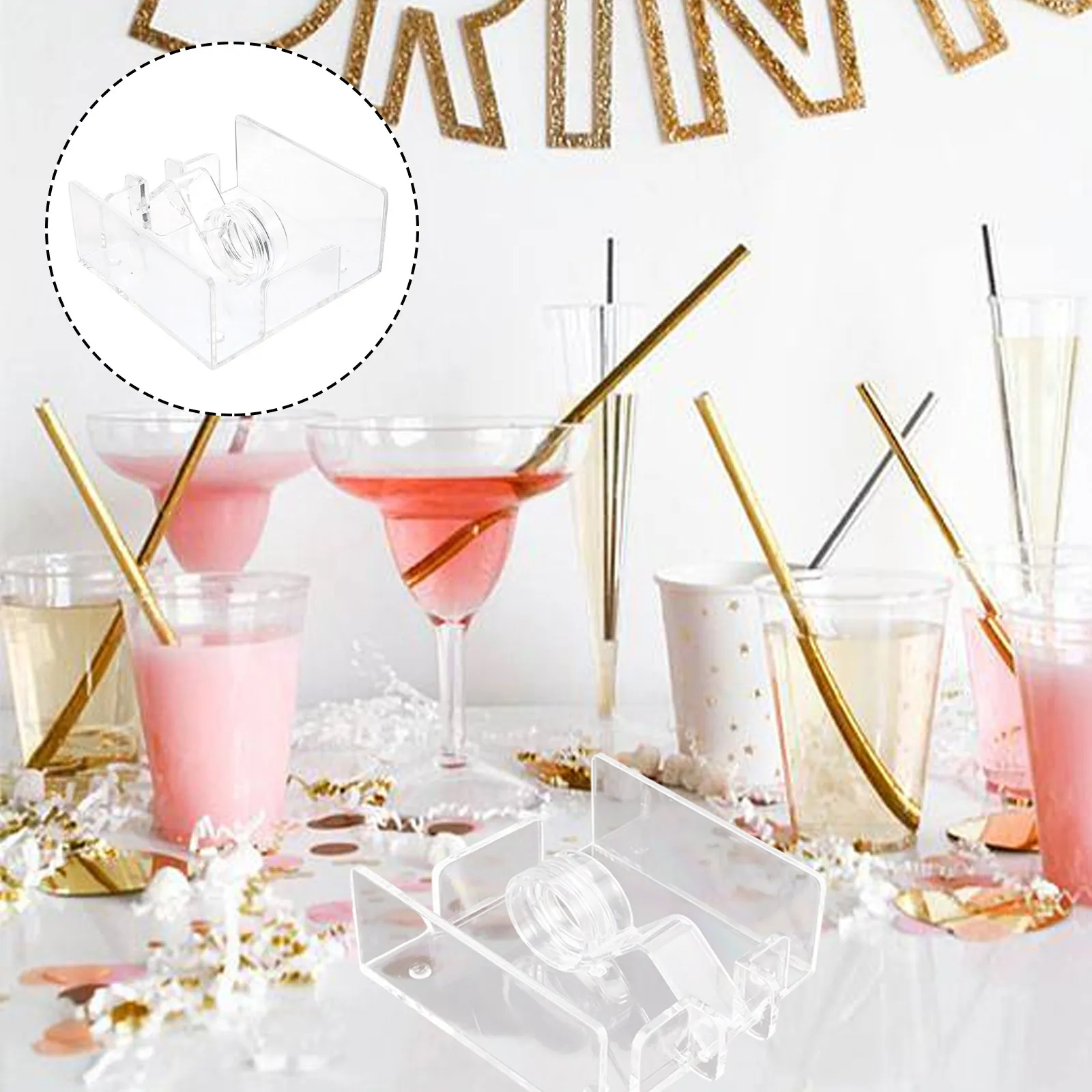 Clear Acrylic Napkin Box Holder Large Capacity Paper Tissue Dispenser for Kitchen Living Room Cafe Restaurant Table Use