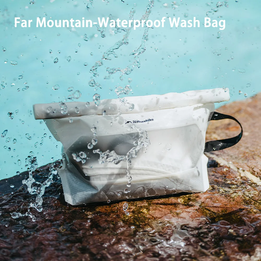 Naturehike Tas Cuci Perjalanan IPX8 Tas Renang Tahan Air Tas Kantong Penyimpanan Makeup Pantai Perjalanan Berkemah Luar Ruangan Ultraringan