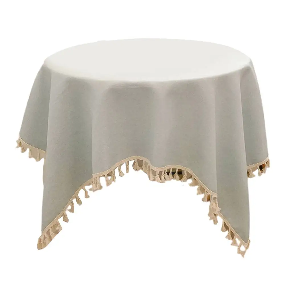 Bohemian Table Decoration Cotton Linen Tablecloth Dining Experience Indoor Outdoor Events Perfect For Gatherings