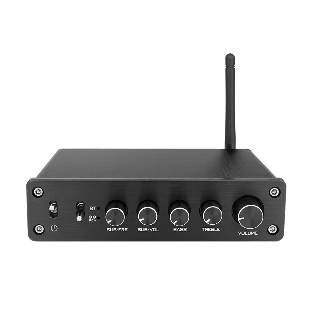 TPA3116 2.1 Channel 50W*2+100W Mini Subwoofer BT Amplifier HiFi Digital Audio Amplifiers for Home
