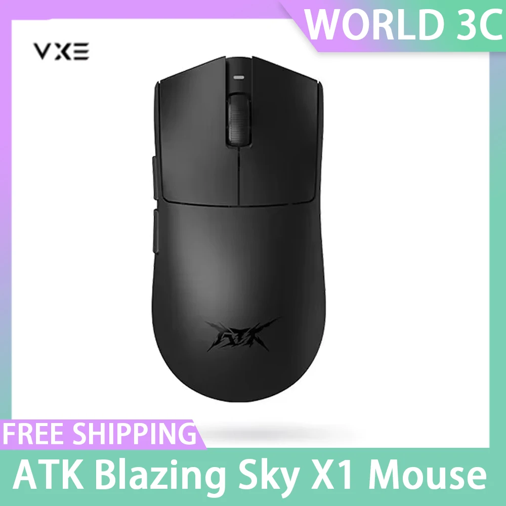 

ATK Blazing Sky X1 Mouse Vgn Vxe Wireless Three-Mode 2.4g Paw3950 Mouse Custom Light Weight Mouse For E-Sports Gamers Gifts