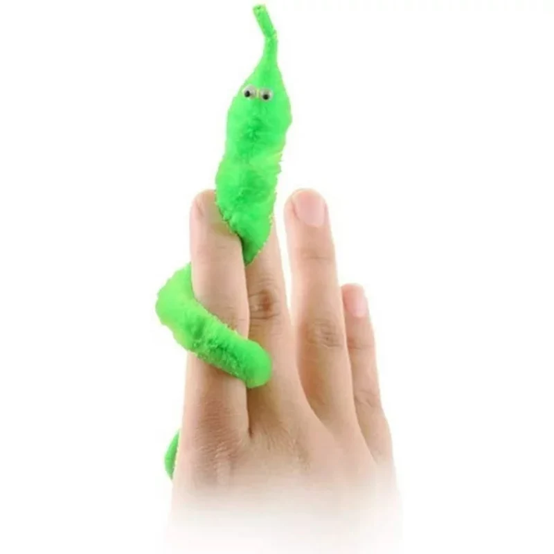 23CM Size Worm wacky worm Plush Material Suitable for Magic Beginners