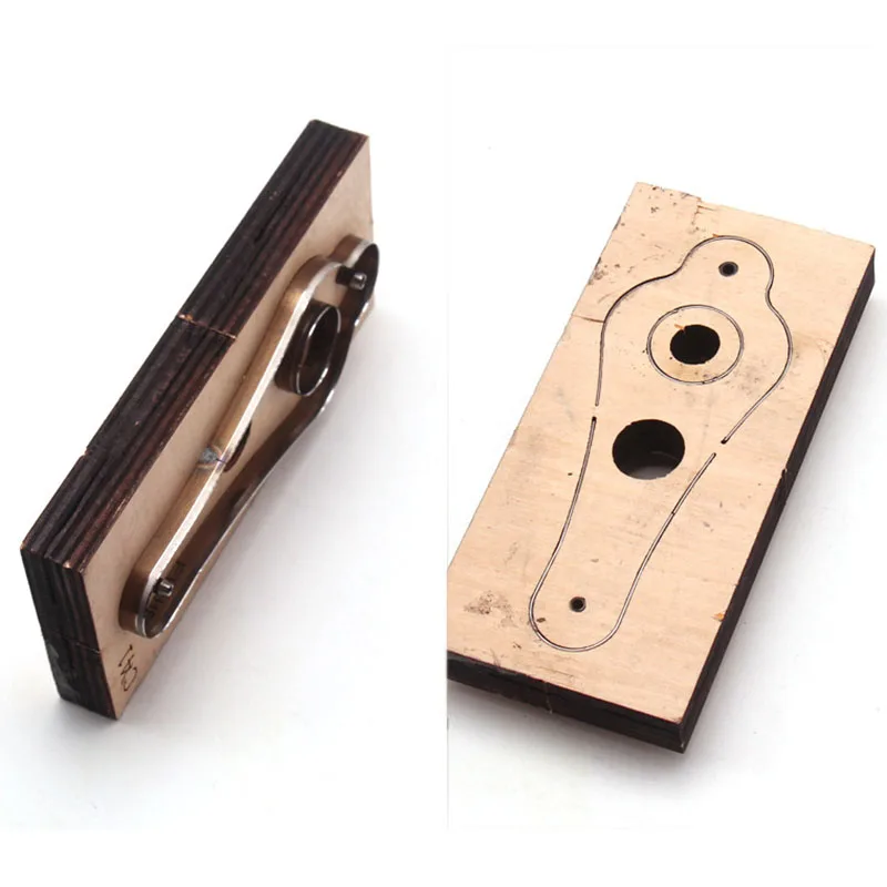 Leather Craft Dies Cut Mold Knife - Jewelry Making Glasses Holder Crafting Tool for Leather Work view 4