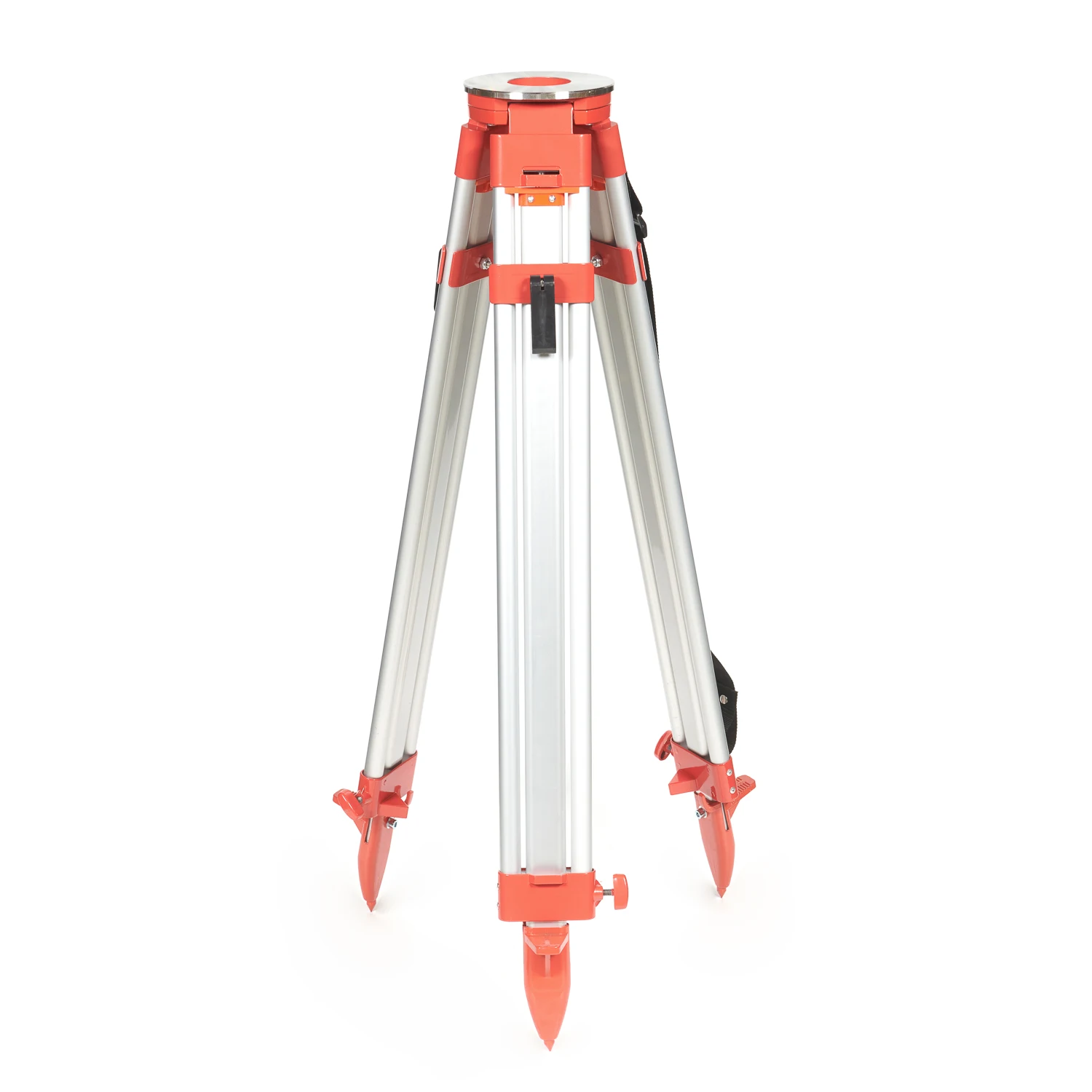 JZ-1E Surveying Aluminum Tripod For Total Station With Double Locks/ Flat Head Type (Round)