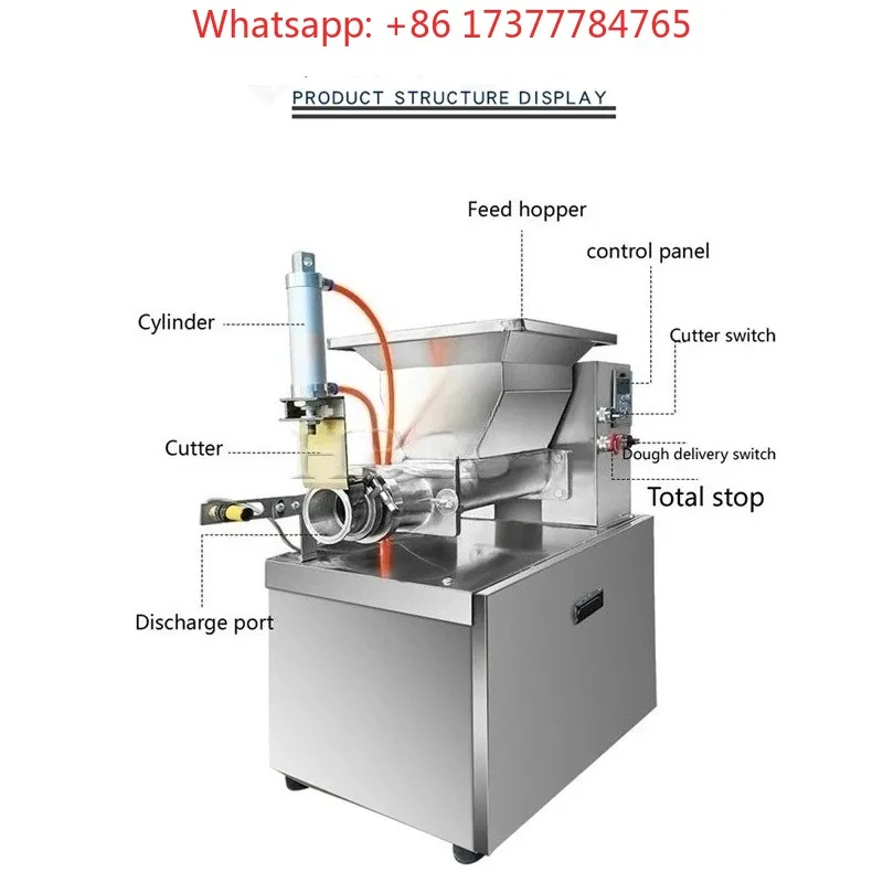 

Коммерческая автоматическая машина для формования теста, машина для экструзии паровых булочек, машина для замеса теста из нержавеющей стали