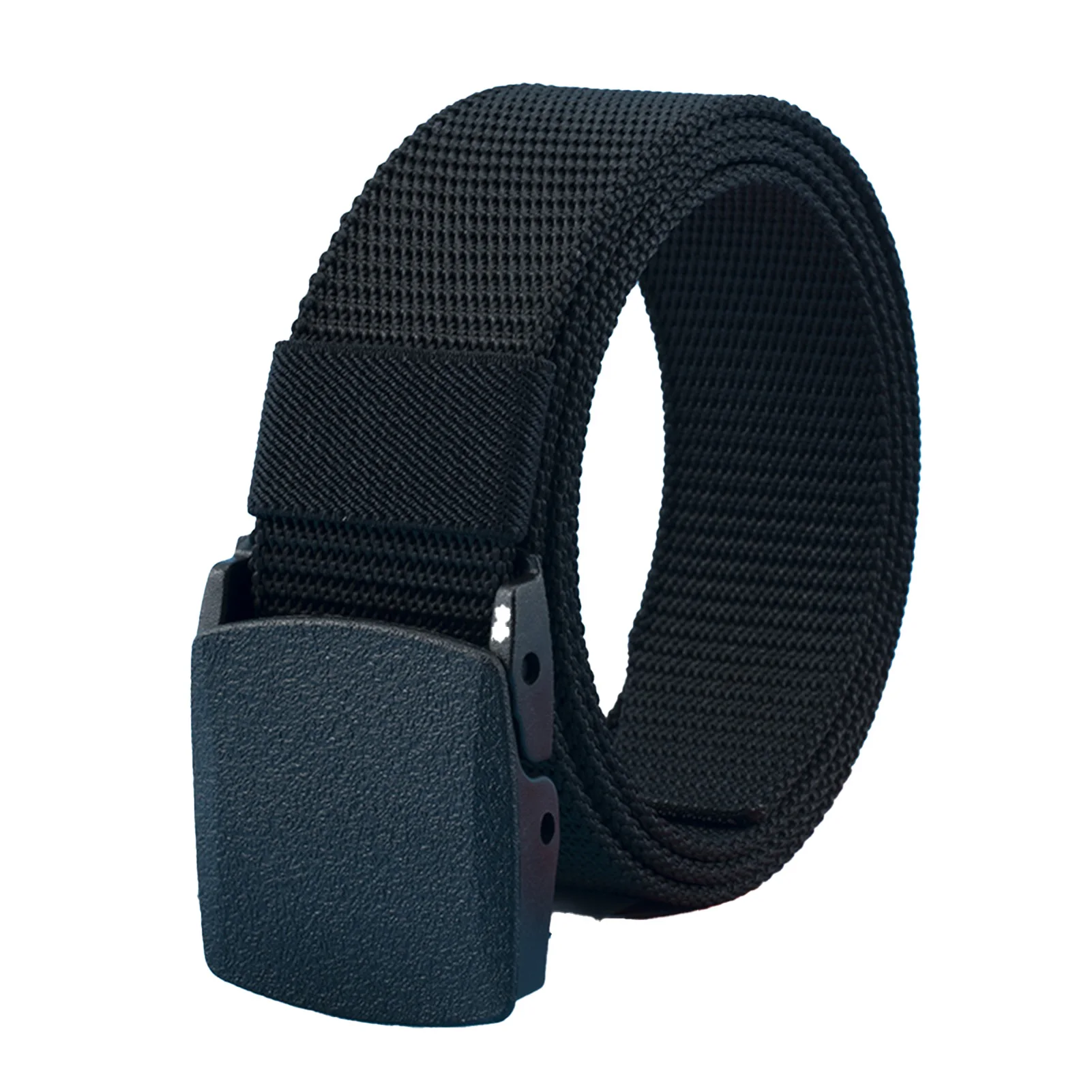 

Men's Casual Nylon Belt Decorative Waistband with Smooth Closure Buckle for Jeans Pants Shorts