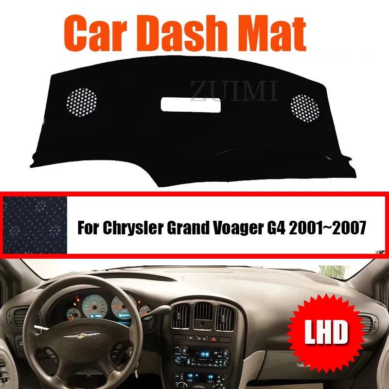 ZUIMI Dashboard Cover Dash Mat Dashmat Dash Board Cover Pad Sun Shade For Chrysler Grand Voager G4 2001~2007 LHD RHD