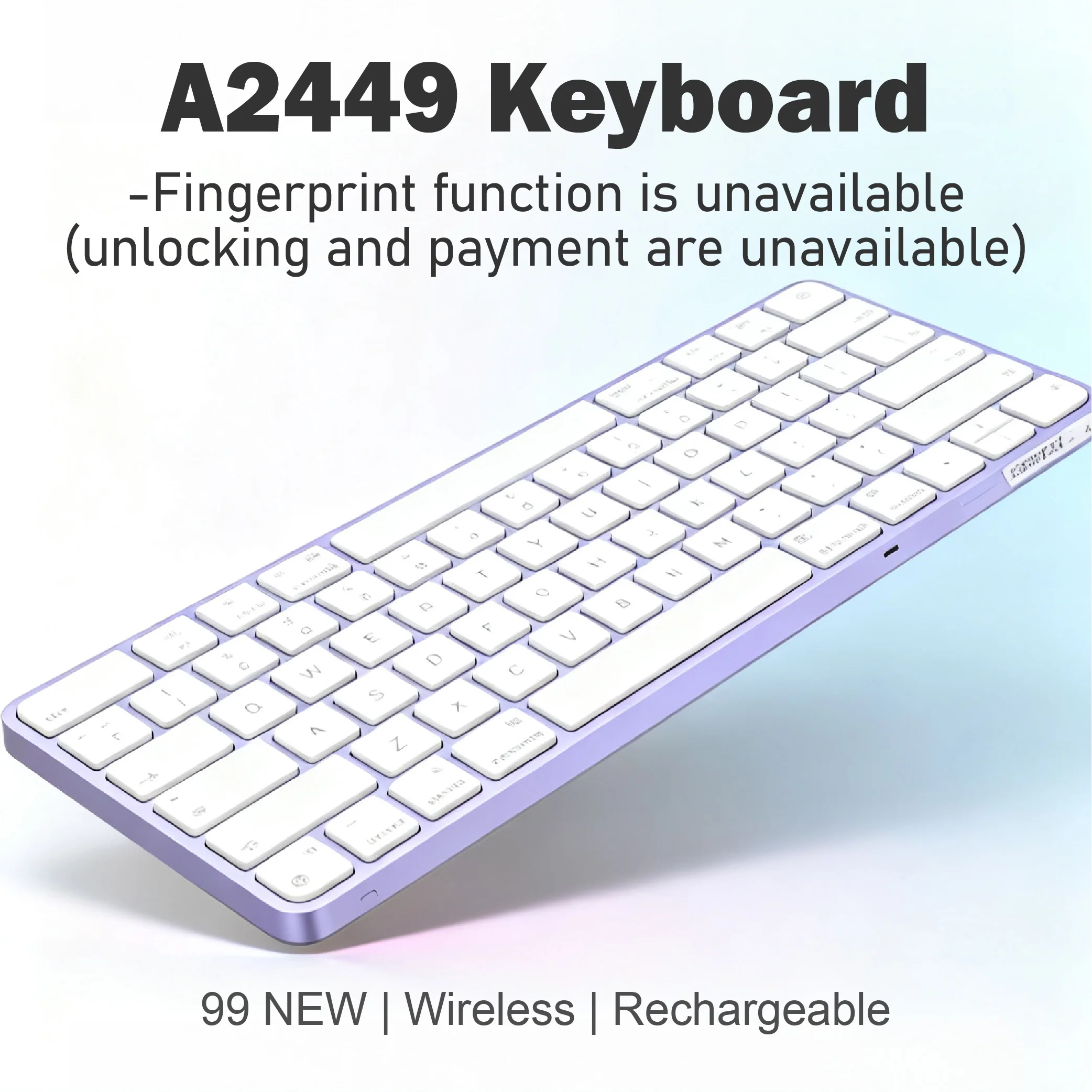 A2449 Magic Keyboard No Touch ID 99 New For Imac 24inch A2550 A2438 A2439 Keyboard 2021 Year All Work Well