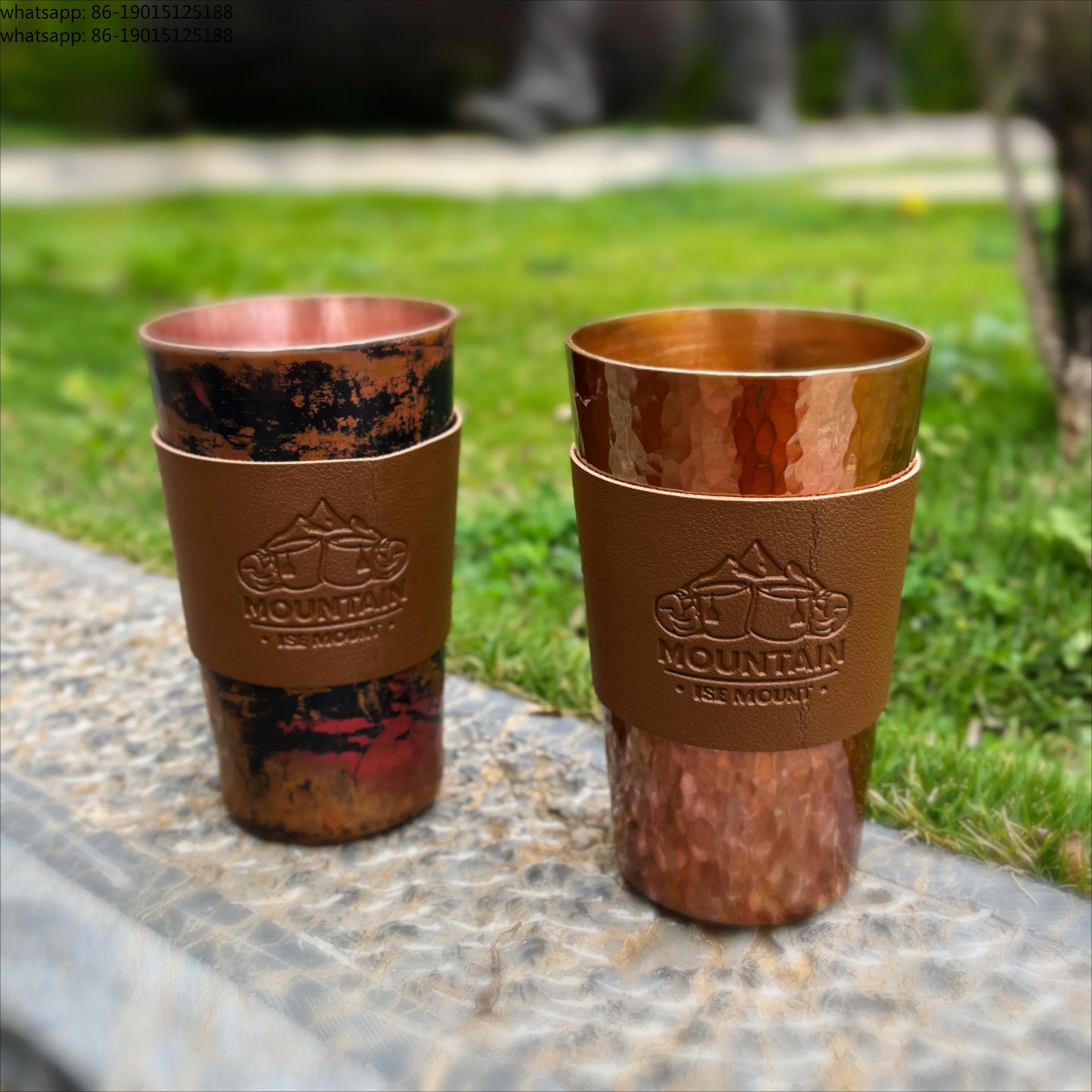 Handmade copper cup, handmade thickened copper drinking water beer cup