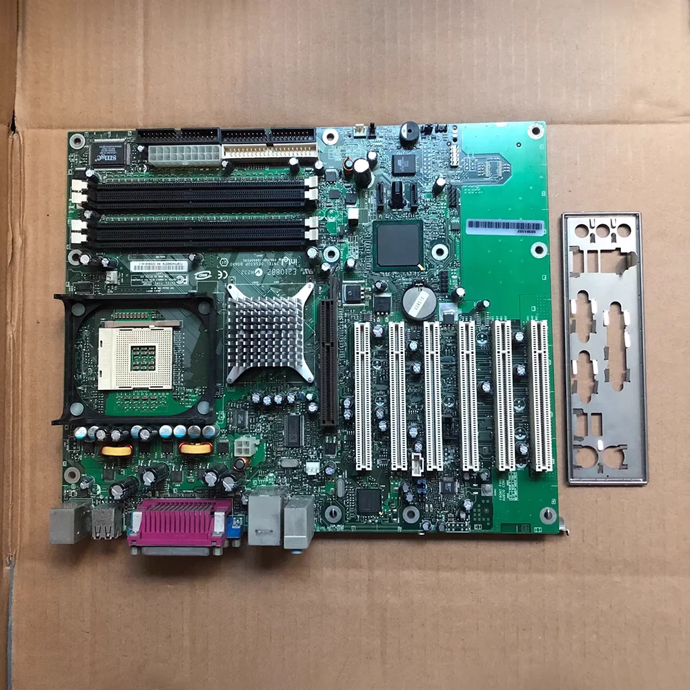 

Hot Industrial Control Board Motherboard For Intel D865GBF D865PERC E210882 865G 6*PCI Integrated Graphics Sound Card