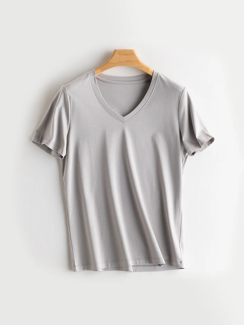Grey V neck