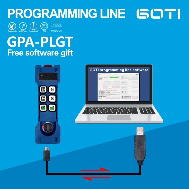 

GOTI Software and Program Cable Transmitter to Change Function for Transmitter Receiver