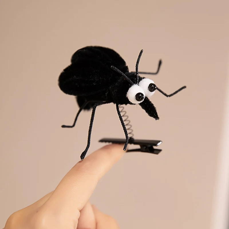 1 Stück simuliert ‌ Mückenspule ‌ Haarspange Plüschtiere Weiche gefüllte Insecta-Puppe ‌ Mückenspule Plüsch ‌ Haarspange – Detail 19