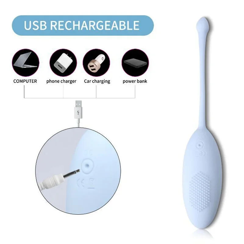 Vibromasseur télécommandé sans fil pour femme, point G, UNIS issement du clitoris, vibration vaginale, jouet de masturbation du jaune d'oeuf, produits pour adultes