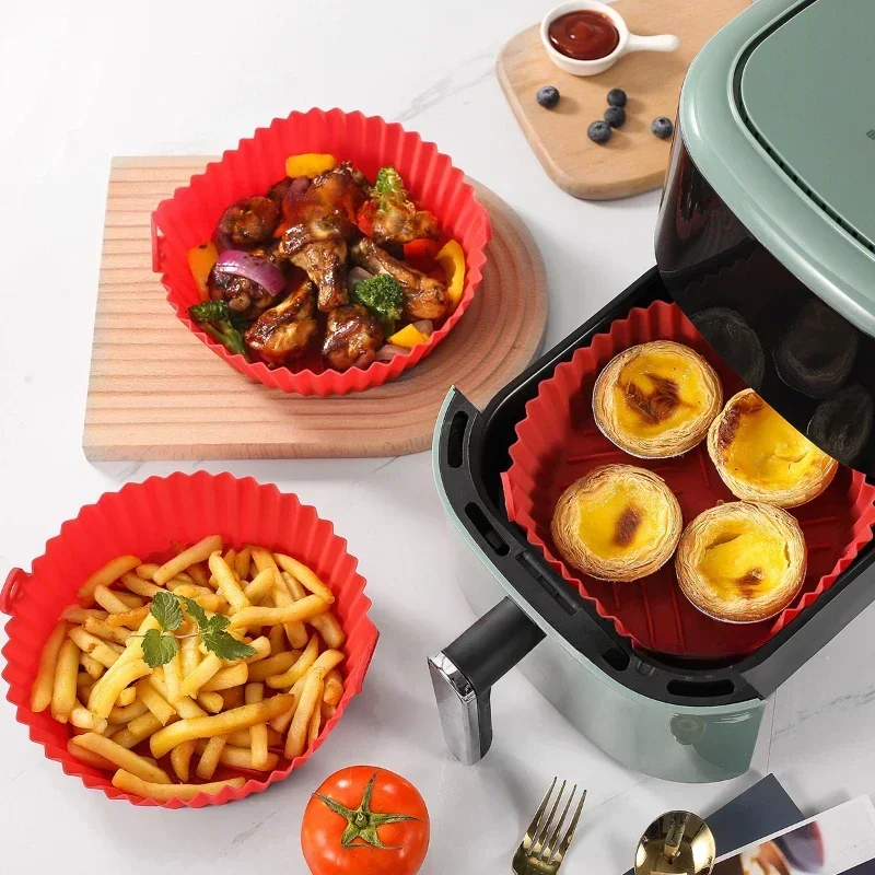 

Корзина-чаша, фритюрница, силиконовые вкладыши, горшок, круглая антипригарная бумага, многоразовое противень для выпечки, форма для торта, аксессуары для домашней выпечки, новинка