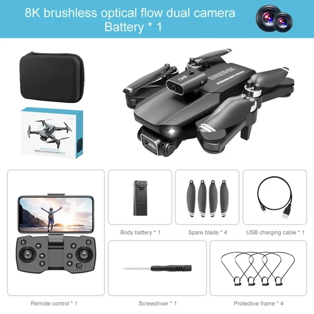 V162 Brushless  Remote Control RC Drone Spare Parts V162 Brushless Drone 3.7V 1800Mah Battery/propeller V162 PRO Drone Battery