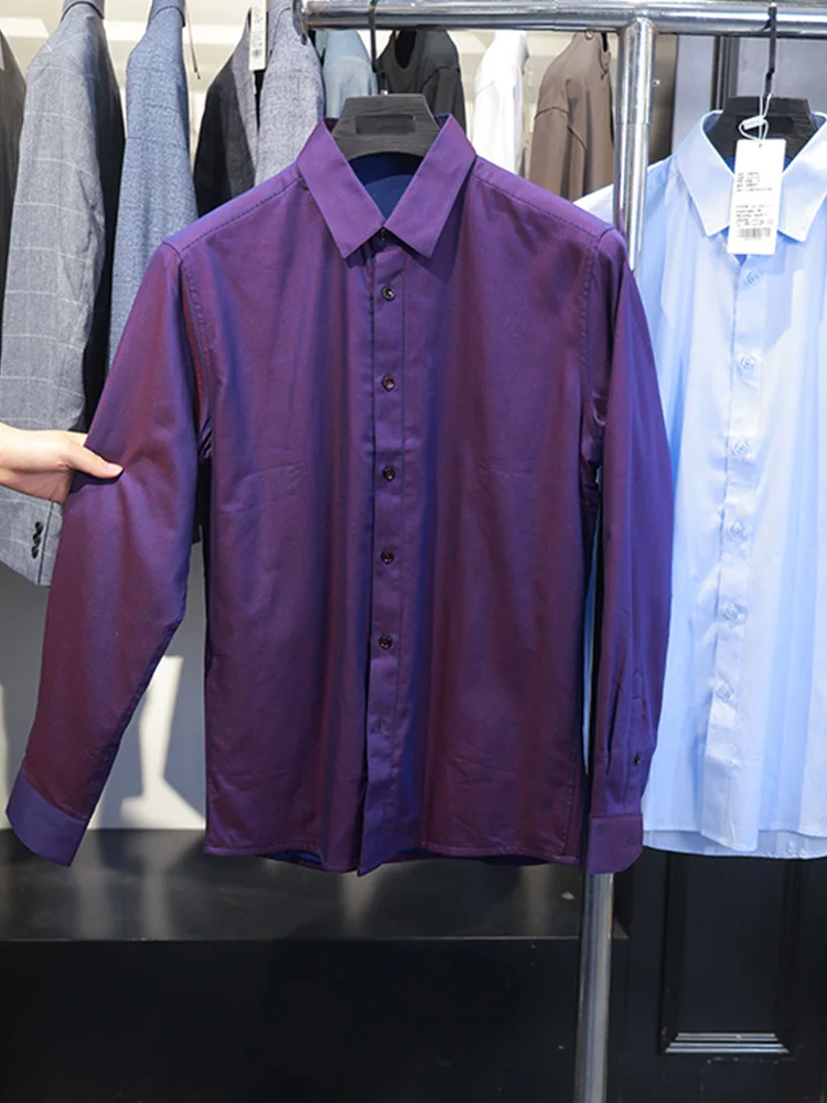 

Homeschooled Men's Long Sleeve Fleece Lined Embroidered Comfortable Soft Skin Friendly Winter Shirt Standard Fit Casual Wear