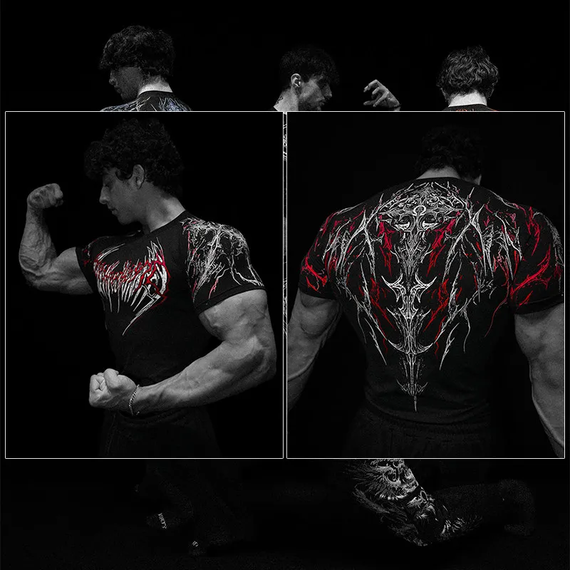 Black white red