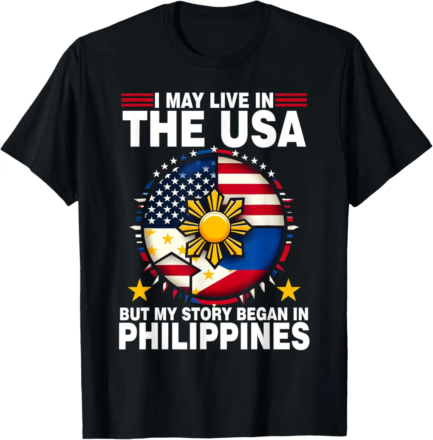 Camiseta con raíces de Filipinas americanas, regalos filipinos, amo Filipinas