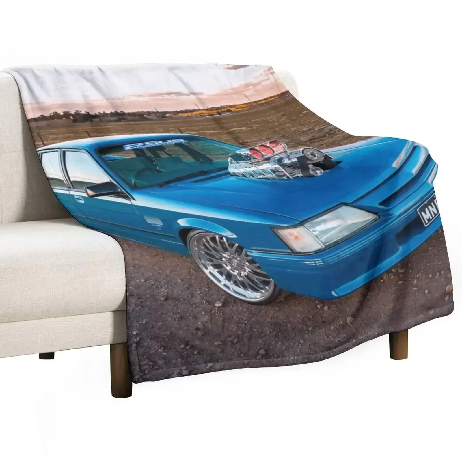 Peter Kulakovski's Holden VK Commodore Throw Blanket Beach Single Multi-Purpose Large Winter beds Decorative Sofa Blankets
