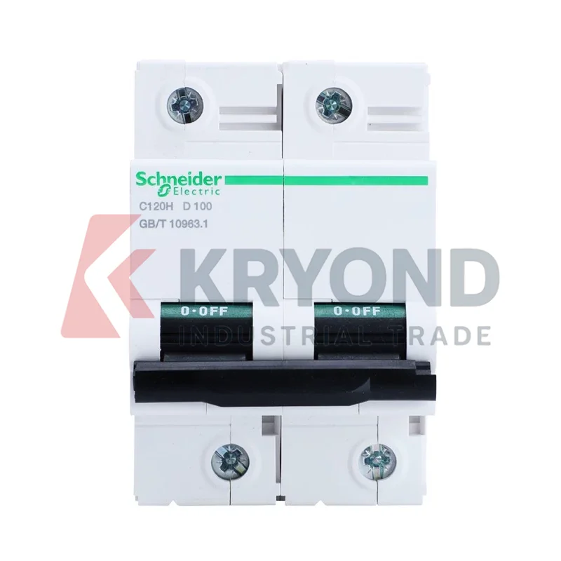 Schneider C120H Miniature Circuit Breaker D Curve DIN Rail Overload Short Circuit Protection Power Panel 2P 3P 4P 80A 100A 125A