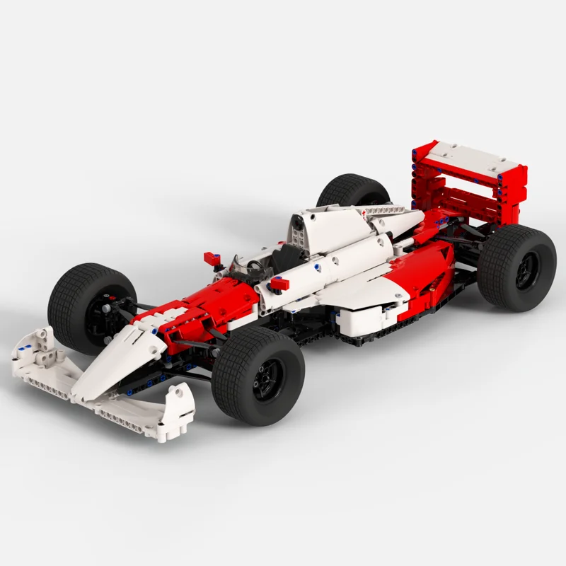 818pcs Moc Ayrton Senna F1 McLarened Super Racing Model Bouwsteen Creatieve Montage Educatief Bricks Speelgoed Kid Gift
