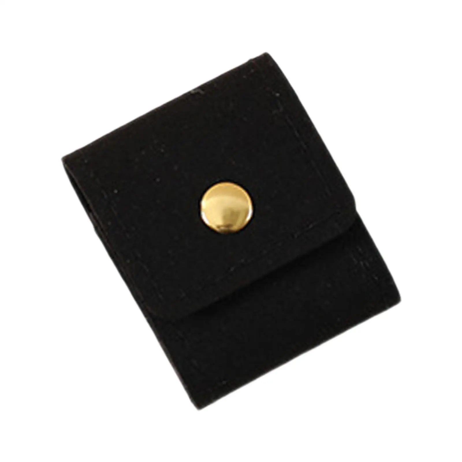 

Travel Case Jewelry Pouch Ring Box Charms Small Portable with Buckle for Holidays Hotel Vacation Bracelet Rings