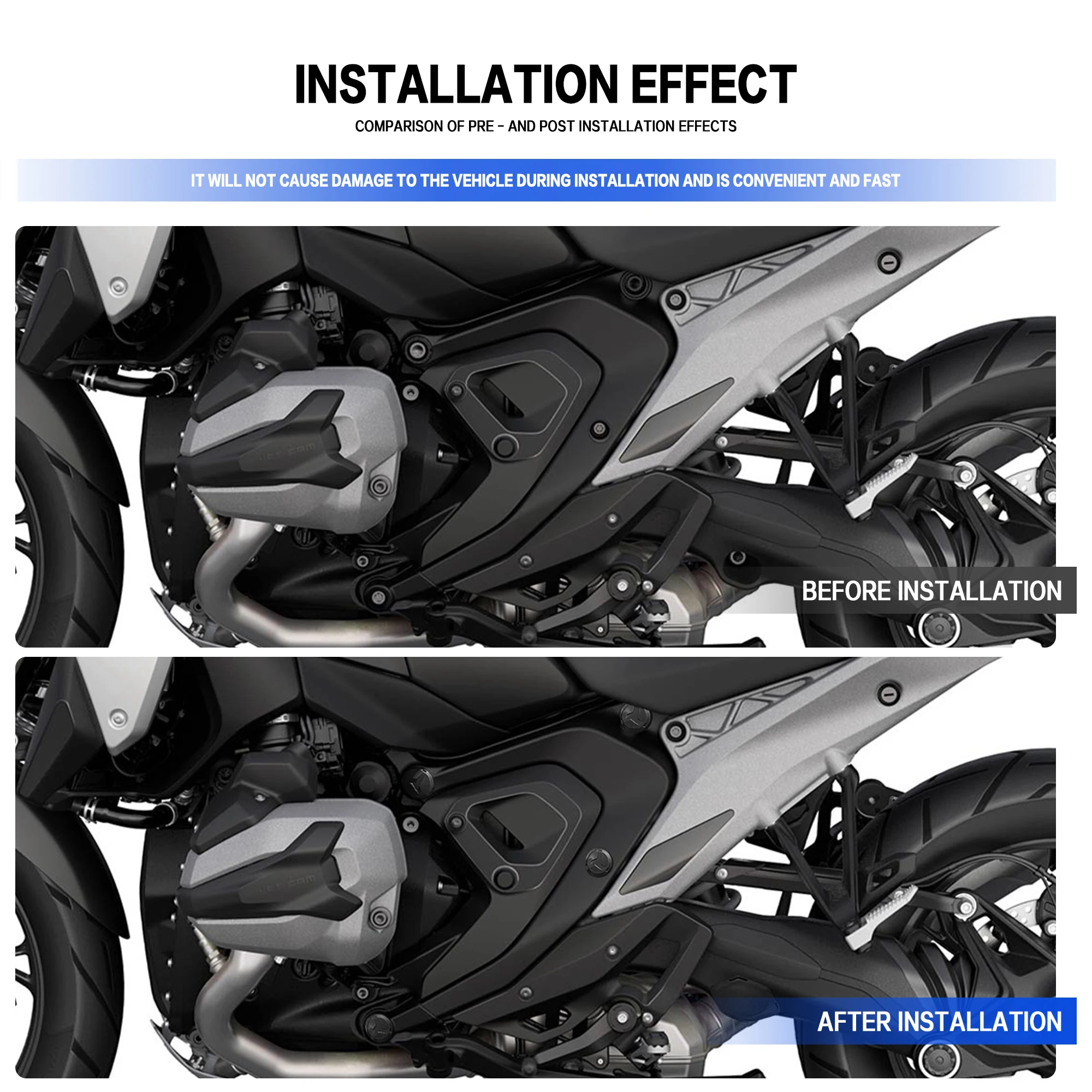 جديد الإطار قبعات دراجة نارية الإطار ثقب قبعات غطاء التوصيل الأسود لسيارات BMW R 1300 GS Adventure R1300GS R1300 GS ADV 2023-2025