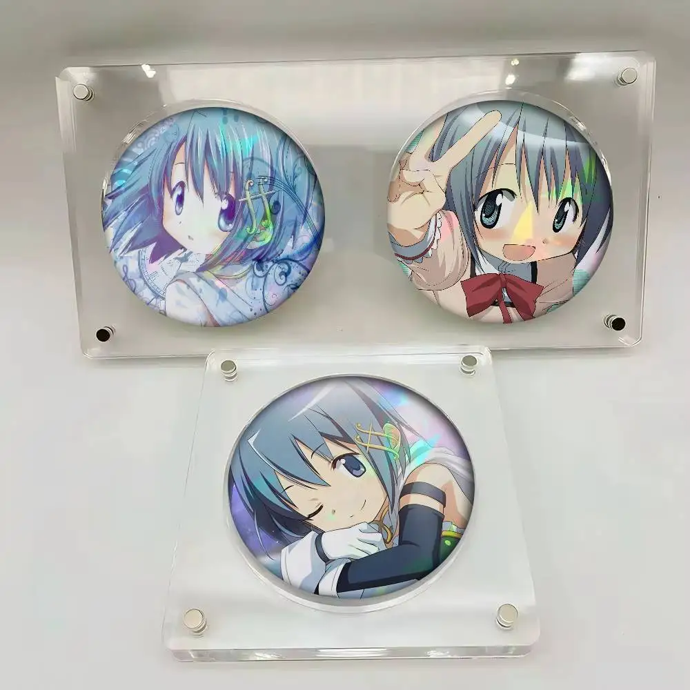 Anime Sayaka Miki Art    32/44/58MM Customizable Button Pins Cute Funny Creative Badge Jewelry Decor Gifts For Friends