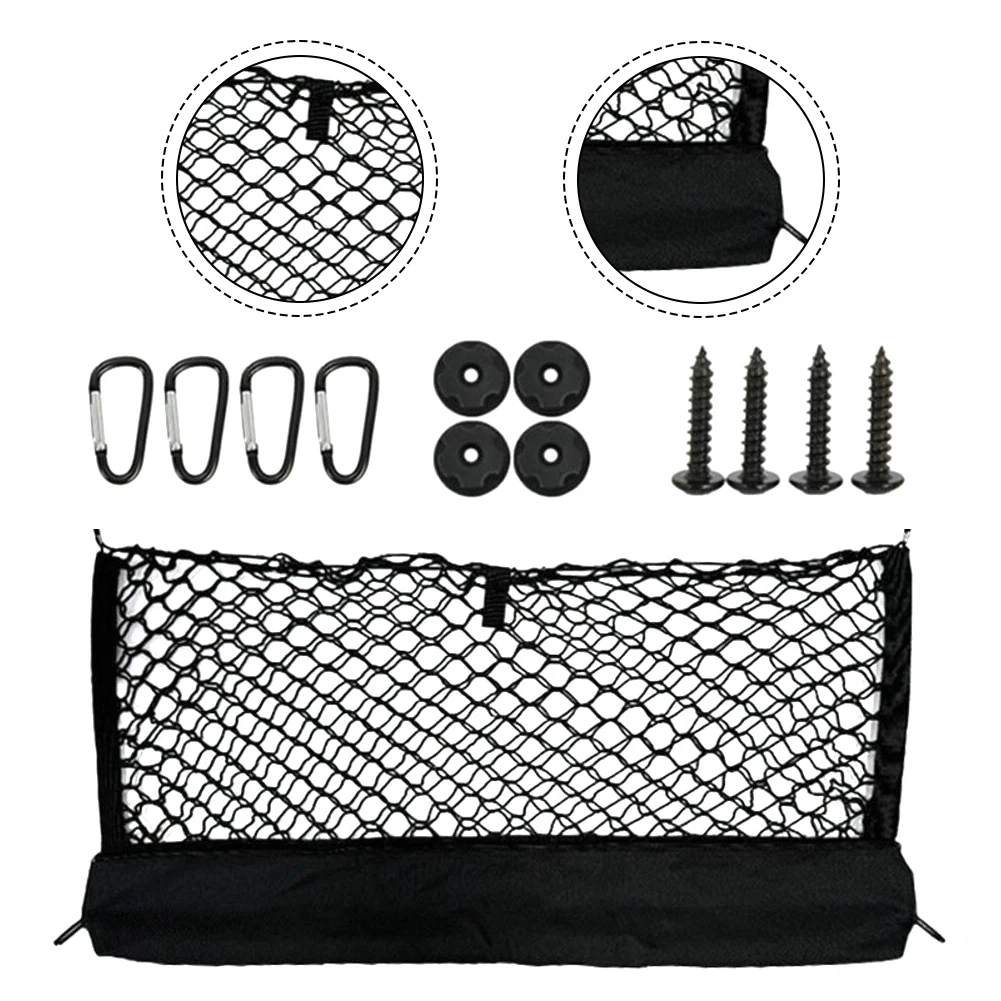 125x40cm Envelope Style Double Layer Truck Bed Cargo Net High Elastic Nylon Storage Mesh For Pickup Truck Accessories