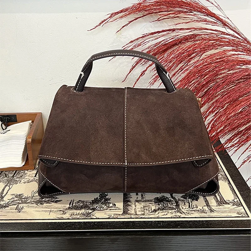 Luxus Marke Schulter Tasche Französisch Elegante Leder Handtasche Neue Matt Große-kapazität Pendler Tasche Nische Design Kreative Frauen Tasche – Detail 4