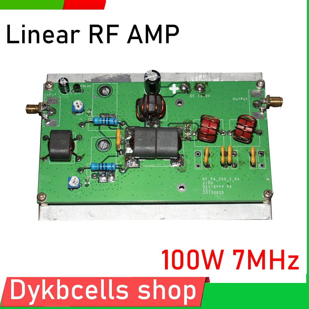 100W liniowy RF wzmacniacz mocy wzmacniacz fal RF wysokiej częstotliwości W niskiej filtr przepustowy 7MHz dla HF Ham radio zestawy diy transmisja bezprzewodowa