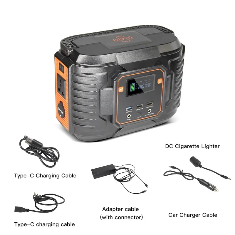 500w 1000w 2000w Outdoor Emergency Backup Fast Charging Lifepo4 Portable Power Station Generator for Home Application