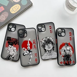 Hot-blood Anime Baki Hanma Phone Case For iPhone 15 14 13 12 11 Mini Pro Max X XR XSMax 7 8 Plus Matte Transparent Back Cover