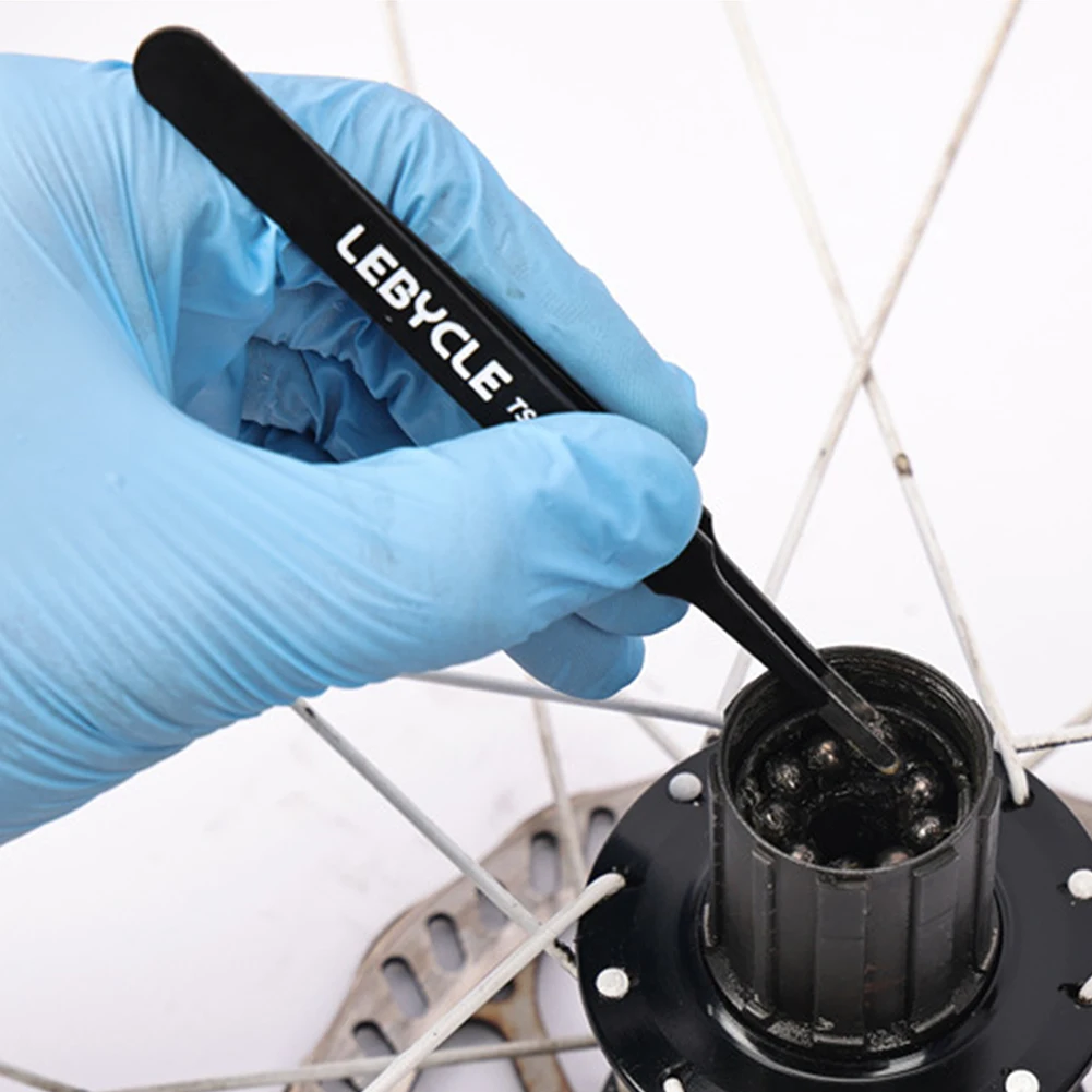 Ball Bearing Sealing Ring Removal Tweezers Stainless Steel Bike Remove Maintenance Tweezers Wear-resistant Repair Accessories