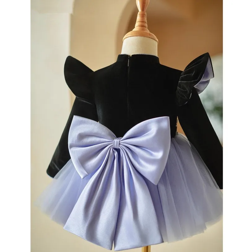 Girls Princess Evening Gown Kids Pageant Wedding Birthday Party Flower Girl Dresses A4734 Vestidos Bridesmaid Dresses
